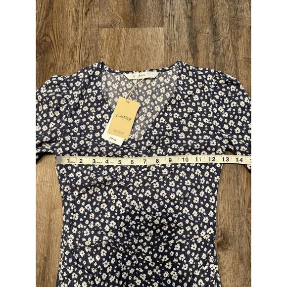 Mango Floral Print Flowy Dress Size XS - Picture 12 of 16